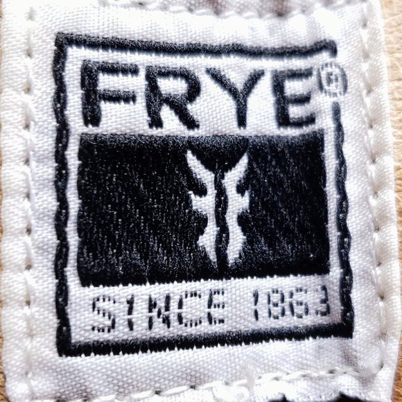 FRYE Steffi Back Zip Knee High Riding Boot Distressed Charcoal Grey Leather Sz 9 - Picture 12 of 12